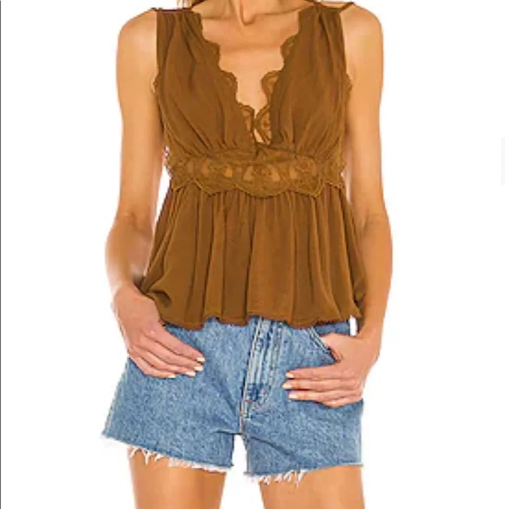 Free People Odessa Lace Tank - Picture 1 of 4